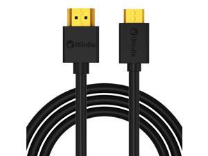 Mini HDMI to Standard HDMI Cable 10 Feet and do HDMI to Mini HDMI - Ultra High Speed 18Gbps Support 4K HDR and ARC Compatible with Sony XR500, Nikon D500 D810, Canon XA40 XA50 XA55, Raspberry Pi Zero