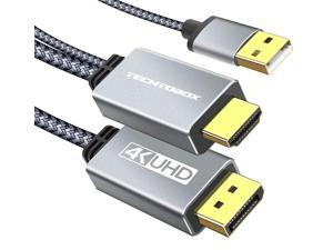 HDMI to DisplayPort Cable 2K@144Hz] [Braided High HDMI to DP Male Converter HDMI 2.0 Display Port 1.2 Adapter for PC Graphics Card Laptop NS Xbox One/360-6.6FT - Newegg.com