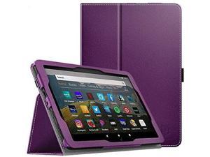 Case for All-New Kin dle Fi re HD 8 Tablet(10th Generation 2020 Release) & Fire HD 8 Plus Premium PU Leather Lightweight Slim Smart Stand Cover with Auto Wake/Sleep - Purple