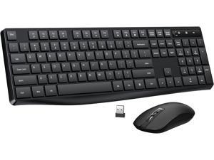 Logitech MK235 Wireless Keyboard and Mouse Combo for Windows, 2.4 GHz Wireless Unifying USB Receiver, 15 Keys, Long Battery Life, Compatible with PC, Laptop Keyboards - Newegg.com