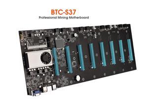 MEG Pro BTC-S37 Mining Motherboard, CPU Set 8 Miner Video Card GPU Slot DDR3 Memory Adapter
Integrated VGA Interface Low Power Consumption Exquisite 8*PCIE 16X (PCIE x1 GEN2 Speed) MEG Pro BTC-S37 Mining Motherboard, CPU Set 8 Miner Video Card GPU Slot DDR3 Memory Adapter
Integrated VGA Interface Low Power Consumption Exquisite 8*PCIE 16X (PCIE x1 GEN2 Speed)