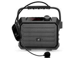 Portable Audio Power Amplifier Wireless PA System Speaker with UHF Headset Mic, 30W Portable Voice Loudspeaker 3600mAh Rechargeable Amp and Microphone Personal Voice Amplifier WBH5 Portable Audio Power Amplifier Wireless PA System Speaker with UHF Headset Mic, 30W Portable Voice Loudspeaker 3600mAh Rechargeable Amp and Microphone Personal Voice Amplifier WBH5