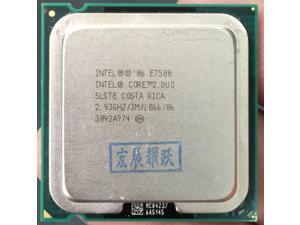 Intel Core 2 Duo Processor E7500 LGA775 Desktop CPU Intel central processing unit Intel Core 2 Duo Processor E7500 LGA775 Desktop CPU Intel central processing unit