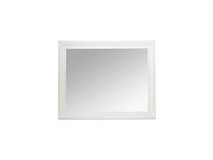 21.5x27.5 Inch Rectangular Wall Mirror, 26.5x32.5 Inch Overall Size, White (20453) 21.5x27.5 Inch Rectangular Wall Mirror, 26.5x32.5 Inch Overall Size, White (20453)