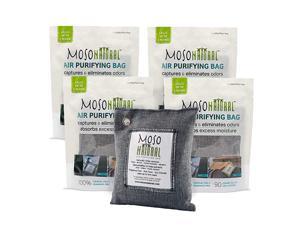 The Original Air Purifying Bag. for Cars, Closets, Bathrooms, Pet Areas. an Unscented, Chemical-Free Odor Eliminator. 200g 4 Pack (Charcoal) The Original Air Purifying Bag. for Cars, Closets, Bathrooms, Pet Areas. an Unscented, Chemical-Free Odor Eliminator. 200g 4 Pack (Charcoal)
