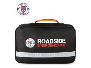 Premium 125 Piece Roadside Emergency Assistance Kit with Jumper Cables - All-in-One Auto, Visibility, Safety, and First Aid Essentials Premium 125 Piece Roadside Emergency Assistance Kit with Jumper Cables - All-in-One Auto, Visibility, Safety, and First Aid Essentials