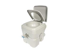 41541 Portable Travel Toilet-Designed for Camping, RV, Boating and Other Recreational Activities - 5.3 Gallon , White