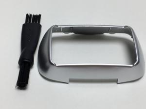 New Silver Shaver Head Holder Foil Frame Prewave Compatible With Panasonic Arc5 ES-ELV9 ES-LV94 ES-LV96 ES-LV96-S ES-CLV96 ES-LV95 ES-LV95-S ES-LV9A-S ES-LV9B-S Generic Wet/Dry Razor heads Cover parts