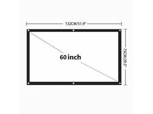Portable Foldable Projector Screen 16:9 HD Outdoor Home Cinema Theater 3D Movie Portable Foldable Projector Screen 16:9 HD Outdoor Home Cinema Theater 3D Movie