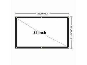 Portable Foldable Projector Screen 16:9 HD Outdoor Home Cinema Theater 3D Movie Portable Foldable Projector Screen 16:9 HD Outdoor Home Cinema Theater 3D Movie