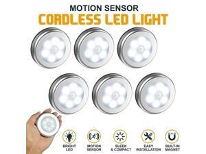 6LED Motion Sensor Night Lights PIR Wireless Wall Closet Stair Wireless Lamp 6LED Motion Sensor Night Lights PIR Wireless Wall Closet Stair Wireless Lamp