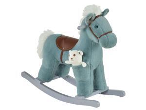CYBER MONDAY SALE Kids Plush Ride On Rocking Horse with Plush Toy Sound CYBER MONDAY SALE Kids Plush Ride On Rocking Horse with Plush Toy Sound