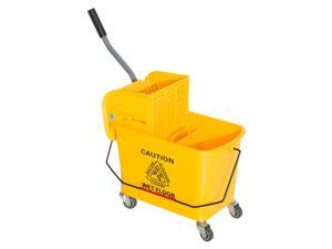 5 Gallon Mini Mop Bucket with Wringer Combo Commercial Rolling Cleaning Cart 5 Gallon Mini Mop Bucket with Wringer Combo Commercial Rolling Cleaning Cart