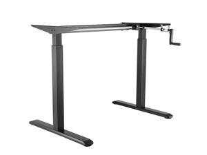 ® Manual Crank Adjustable Height Sit-Stand Desk Frame Home office ® Manual Crank Adjustable Height Sit-Stand Desk Frame Home office