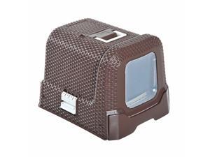 Portable Cat Litter Box Pet Kitty Toliet Washroom W/ Tray Scooper Travel Light Portable Cat Litter Box Pet Kitty Toliet Washroom W/ Tray Scooper Travel Light