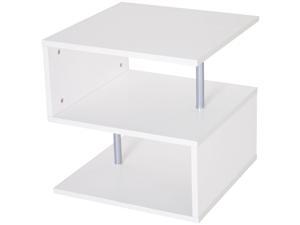 End Coffee Table 4 Tier Console Stand Organizer Storage Shelves Home Décor White End Coffee Table 4 Tier Console Stand Organizer Storage Shelves Home Décor White
