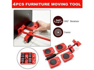 Furniture Lifter Transport Tool Mover set 4 Move Roller 1 Wheel Bar for Lifting Furniture Lifter Transport Tool Mover set 4 Move Roller 1 Wheel Bar for Lifting