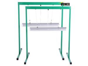 2-Pack 24W 2 Feet T5 Fluorescent Grow Light Stand Rack Set 6400K 2-Pack 24W 2 Feet T5 Fluorescent Grow Light Stand Rack Set 6400K