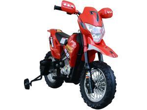Cruising Kids Dirt Bike Electric Motorcycle w/ Charging 6V Battery, Red Cruising Kids Dirt Bike Electric Motorcycle w/ Charging 6V Battery, Red