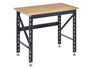 45" Workbench Wood Tabletop Work Table W/ Adjustable Foot for Garage 45" Workbench Wood Tabletop Work Table W/ Adjustable Foot for Garage