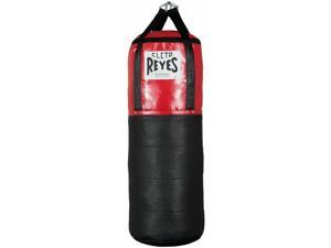 Large 38" x 21" Unfilled Mixed Leather  Nylon-Canvas Punching Bag