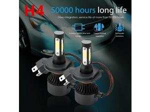 4-Sided CREE H4 HB2 9003 354000LM LED Headlight Kit Hi/Lo Beam Bulbs 6000K White 4-Sided CREE H4 HB2 9003 354000LM LED Headlight Kit Hi/Lo Beam Bulbs 6000K White