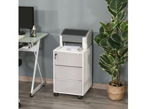 3-Drawer Locking File Cabinet Mobile Chest of Drawers Side Table on Wheels 3-Drawer Locking File Cabinet Mobile Chest of Drawers Side Table on Wheels