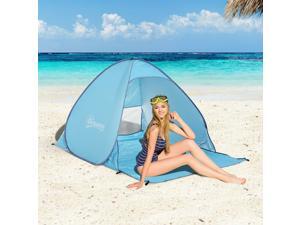Pop Up Camping Tent Picnic Beach Tent with Carry Case Stakes Pop Up Camping Tent Picnic Beach Tent with Carry Case Stakes