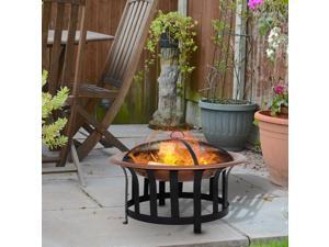 Clearance Sale 30" Steel Round Outdoor Po Fire Pit Wood Log Burning Heater Clearance Sale 30" Steel Round Outdoor Po Fire Pit Wood Log Burning Heater