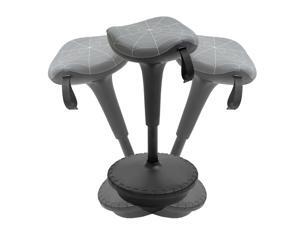 Lift Wobble Stool Standing Chair with a 360° Swivel Tilt, Grey Lift Wobble Stool Standing Chair with a 360° Swivel Tilt, Grey