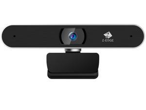 Z-EDGE ZW511 Full HD 1080P Webcam Auto Focus Web Camera for PC/Desktop/Laptop, Built-in Dual Stereo Microphone, Plug & Play, Compatible with Windows/Android/MAC OS