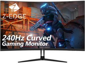 Z-EDGE UG32P 32 inch 1080P Curved Gaming Monitor, 240Hz, 1ms, HDR, FreeSync, HDMI x2, DisplayPort x1, USB x1, Built-in Speakers