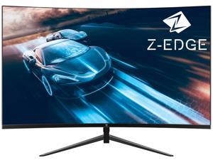 Z-EDGE UG27 27 " 1080P Curved Gaming Monitor, 165Hz, 1ms, Full HD 1920x1080, FreeSync, HDR10, Ultra-Slim Bezel, DisplayPort x2, HDMI x2, Eye-Care Technology, Built-in Speakers Z-EDGE UG27 27 " 1080P Curved Gaming Monitor, 165Hz, 1ms, Full HD 1920x1080, FreeSync, HDR10, Ultra-Slim Bezel, DisplayPort x2, HDMI x2, Eye-Care Technology, Built-in Speakers