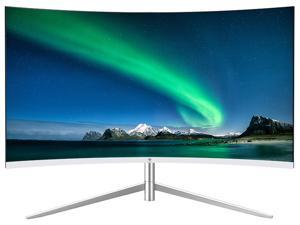 Z-EDGE U27C 27" Full HD 1920x1080 75Hz 5ms Curved LED Monitor, Eye-Care Technology, 178° Wide View Angle, Built-in Speakers, VGA+HDMI