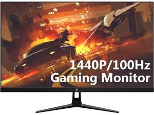 Z-EDGE UG27Q 27" 2K QHD IPS Gaming Monitor, 1440P 2560 x 1440, 100Hz, HDR10, FreeSync, Ultra-thin Frame, 178° Wide View Angle, Eye-Care Tech, HDMI, DisplayPort, Built in Speakers