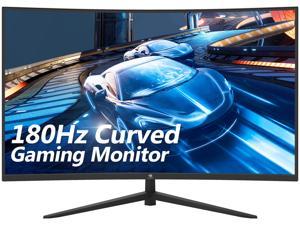 Z-EDGE UG32 32" 1080P Full HD 180Hz 1ms 1500R Curved Gaming Monitor, HDR10, FreeSync, 2x HDMI 2.0, 2x DisplayPort 1.2, RGB Light, Eye-Care Technology, Built-in Speakers