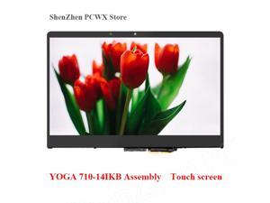 14.0" Laptop Screen for Lenovo IdeaPad Yoga 710-14ikb 710-14isk 710 14 Touch Assembly 5D10M14182 IPS FHD 1920*1080 eDP 30pin 72% 14.0" Laptop Screen for Lenovo IdeaPad Yoga 710-14ikb 710-14isk 710 14 Touch Assembly 5D10M14182 IPS FHD 1920*1080 eDP 30pin 72%