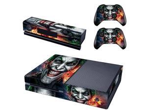 DC The Joker Skin Sticker Decal For Xbox One Console and Kinect and 2 Controllers For Xbox One Skin Sticker