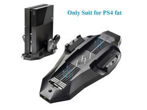 PS4 Play Station 4 Vertical Cooling Stand Cooler Gamepad Charging Dock Station for Sony Playstation 4