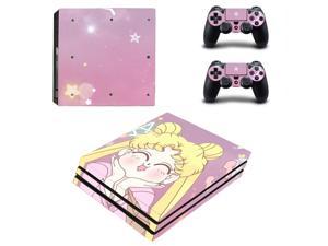 Anime Sailor Moon PS4 Pro Stickers Play station 4 Skin Sticker Decal Cover For PlayStation 4 PS4 Pro Console & Controller Skin