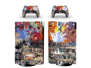 Naruto PS5 Standard Disc Edition Skin Sticker Decal Cover for PlayStation 5 Console and Controllers PS5 Skin Sticker