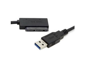Shenzhong USB 3.0 to Micro SATA 7+9 16 Pin 1.8" 90 Degree Angled Hard Disk Driver SSD Adapter Cable 10cm