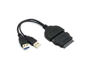 Shenzhong 1set USB 3.0 to SATA 22Pin & SATA to 16Pin Micro SATA Adapter for 1.8" 2.5" Hard Disk Driver With Extral USB Power Cable