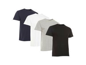 4 Pack Men's T Shirts   Cotton Premium Heavy Weight Short Sleeve Solid Colors