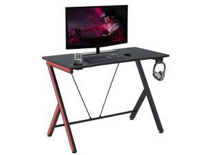 41” Gaming Computer Desk Writing Table Curved Front w/ Headphone Hook 41” Gaming Computer Desk Writing Table Curved Front w/ Headphone Hook