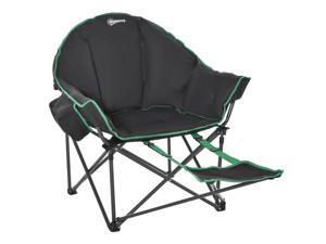 Foldable Fishing Hiking Camping Chair w/ Travel Bag Footrest Foldable Fishing Hiking Camping Chair w/ Travel Bag Footrest