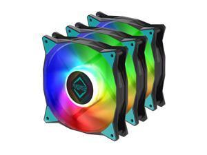 Iceberg Thermal IceGALE ARGB 120mm PWM Case Fan 3-Pack (Black)