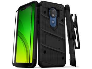 For Moto G7 Power BOLT Case Shockproof Cover Holster Screen Protector For Moto G7 Power BOLT Case Shockproof Cover Holster Screen Protector