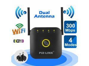 300Mbps Wireless WiFi Range Extender Signal Booster Network Repeater w/2 Antenna 300Mbps Wireless WiFi Range Extender Signal Booster Network Repeater w/2 Antenna