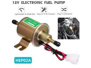 Universal 12V 4-7 PSI Gas Inline Low Pressure Electric Fuel Pump HEP02A Universal 12V 4-7 PSI Gas Inline Low Pressure Electric Fuel Pump HEP02A